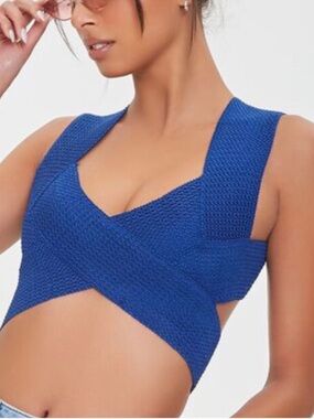 NWT Forever21 Bandage Crop Top, Sz Small